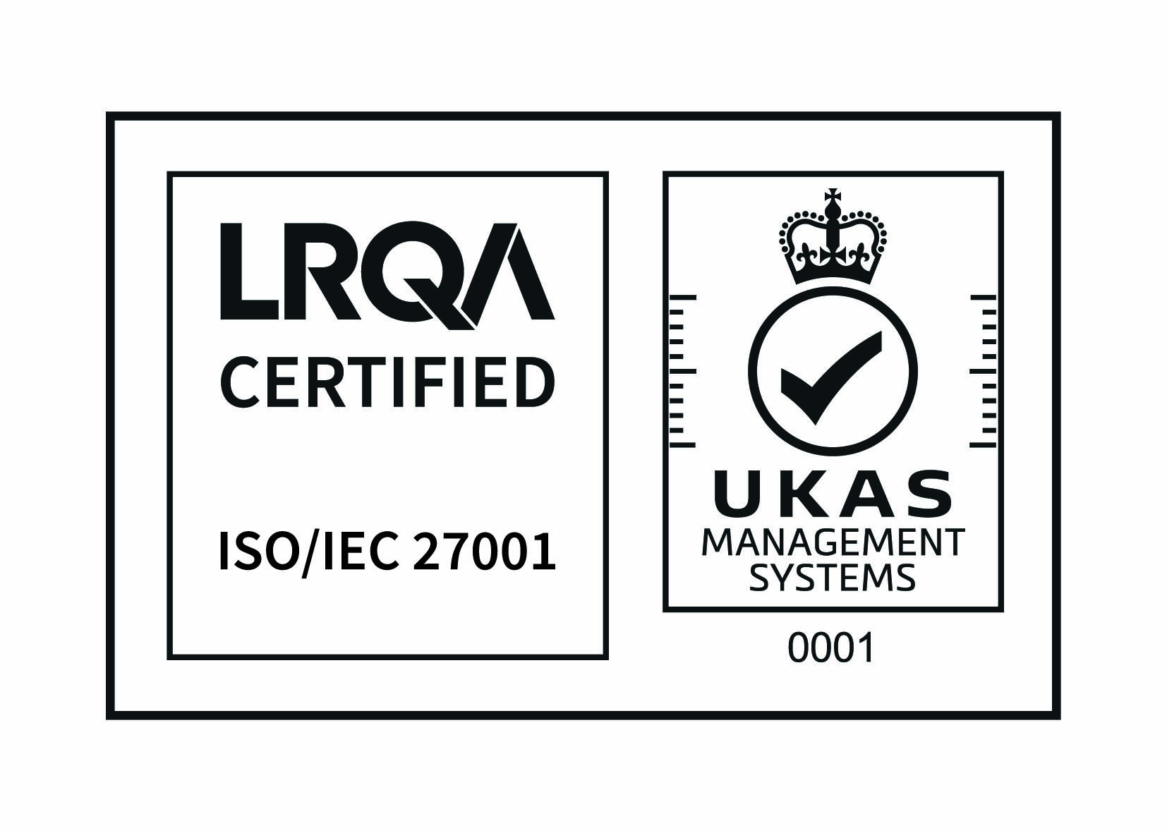 certificado LRQA ISO/ICE 27001